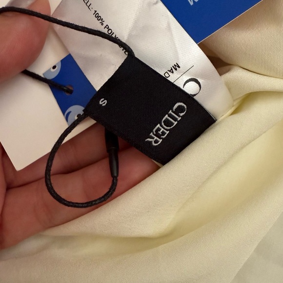 CIDER Floral Shirred Midi Dress | Small | Beige Cottagecore - Picture 11 of 11